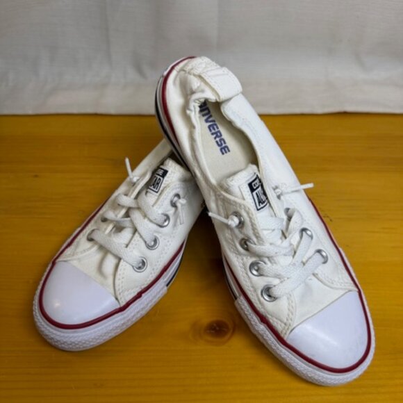 Converse Chuck Taylor All Star White Shoreline slip-on sneakers for women Size 8 - Picture 2 of 5